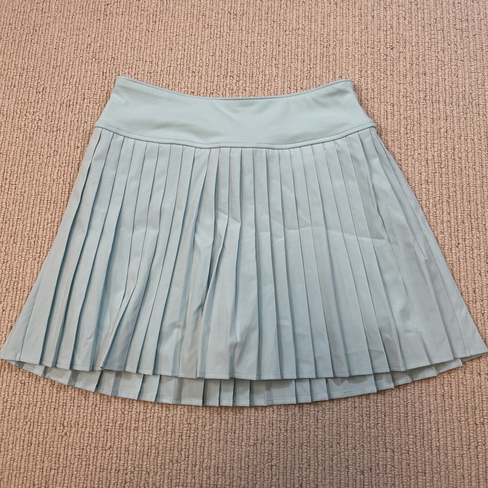 Abercrombie Kids YPB Girls 11/12 Pleated Skort Skirt Mint Green New